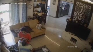 সিসি-টিভিতে ধরা পড়ল চাচার তরুণী মেয়ের স্তন চুষতে থাকা