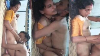 হর্নি দেশি গ্রামের দম্পতি যৌন মিলন করছে