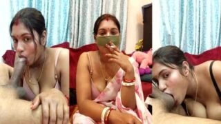 লাইভক্যামে সুপার বাংলা বৌদি বড় শিশ্ন চুষছে